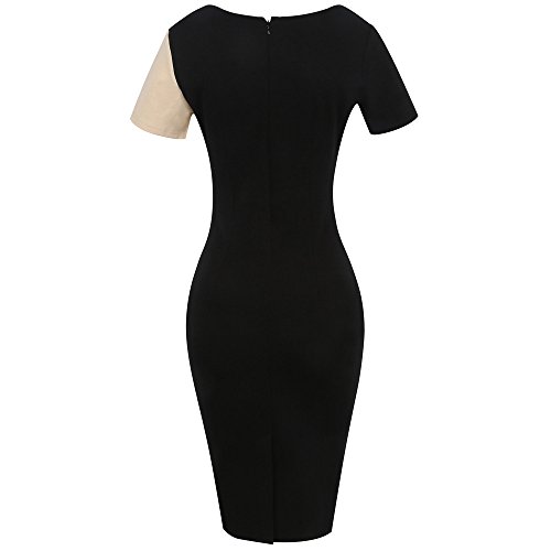 Fashion Bodycon Short Sleeve Mini Dresses for Women Party Wedding Summer Afterso - Thumbnail 3