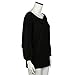 haoricu Women Blouse, Fall Women Oversized Batwing Knitted Pullover Loose Sweater T Shirt (Black, One Size)