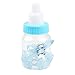 AerWo Baby Shower Favors Fillable Mini Bottle Candy Gift Box for Boy Girl Newborn Infant Baptism Christening Birthday Party Decoration (24 Packs, Blue)