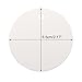 G2PLUS 100PCS White Gift Tags with String，2.2'' Round Paper Tag Blank Hang Tag Circle Tags with Holes for Craft Projects, Xmas Gift, DIY Wedding Favor Bag