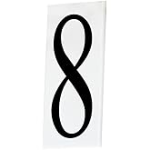 Maxim 53618WT House Number 8, White