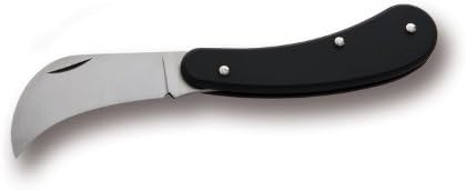 Antonini Professional Billhook Pruning Knife Black Aluminum Handle