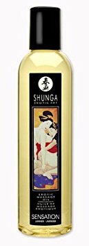 New - Erotic Massage Oil - Sensation (Lavender) Shunga