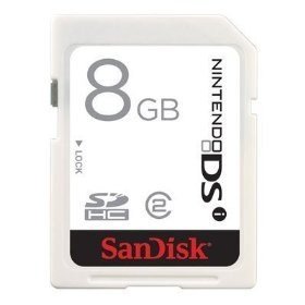 Sandisk 8gb sdhc for nintendo dsi