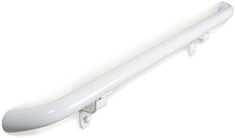 1.9" Round x 3 ft. White Aluminum ADA Compliant Stair Handrail Kit with Wall Returns
