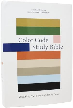 KJV Rainbow Study Bible, Hardcover, KJV Holy Bible, Black Letter