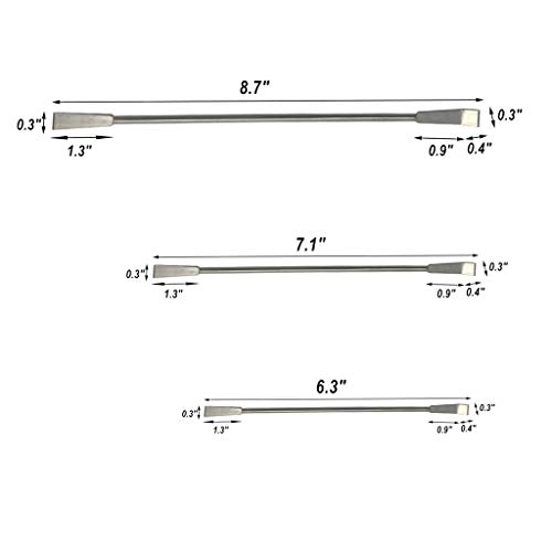 Micro Spatula, 16pcs Lab Spoon/Scoop Set, 304 Nickel Stainless Steel, Perfect for Filler, Sampling, Measuring