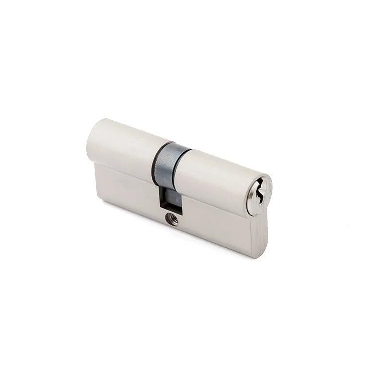 Nationwide Fire Specialist Euro Cylinder Lock (70mm) - Satin Nickel Euro Door Barrel Lock.