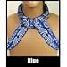 JellyBeadZ Brand - ICY Cooling Neck Scarf - Blue Bandana Pattern