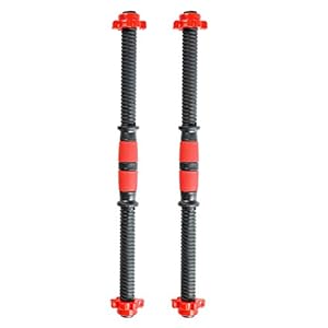 Wakauto 2pcs Dumbbell Bars Durable Dumbbell Handle Barbell Handle Dumbbell Bars Weight Lifting Training for Home Gym Exercise Workout Pair