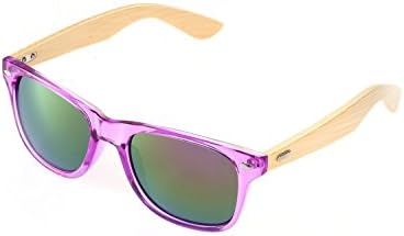 Vintage Eyewear Rider Women Men Handmade Sunglasses Wooden With Bamboo Box