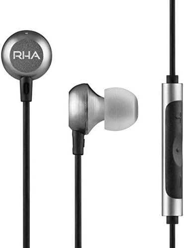 RHA MA650 Earbuds for Android: Hi-Res Noise Isolating Aluminium in-Ear Headphones with Remote & Mic (Certified Refurbished)