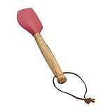 Sabatier Olivewood Mini Spatula With Silicone Head, 7.5-Inch