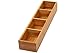 YBM HOME Bamboo 4 Compartment Organizer Tray for Drawers, 329
