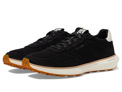 Cole Haan Men’s Grandpro Ashland Stitchlite Sneaker, Black/Tornado/Ivory, 10.5