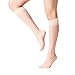 MANZI 12 Pairs Knee High Stockings Sheer Pantyhose for Women Nude