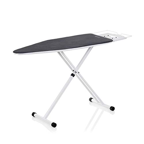 Reliable 120IB Home Ironing Board - Made in Italy Portable Ironing Board with Vera Foam Memory Foam Cover Pad, 7 Step Height Adjustment and Heavy-Duty Tube Frame Construction with Strong Iron Rest