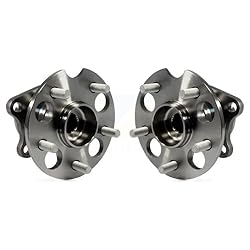 Rear Wheel Bearing and Hub Assembly Pair for