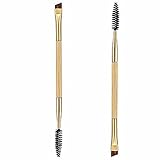 Toraway Pro Bamboo Handle Double Eyebrow Brush + Eyebrow Comb