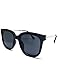 O2 Eyewear 5003 Premium Oversize Womens Mens Mirror Funky Fashion Sunglasses (METAL ARM, SILVER ARM-BLACK/BLACK)