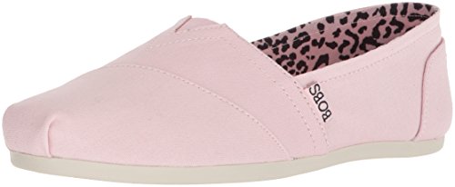 Skechers BOBS Women's Plush-Peace and Love Ballet Flat, pnk 10 M US