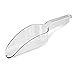 New Star Foodservice 34400 Polycarbonate Plastic Utility Ice Scoop, Clear, 12-Ounce