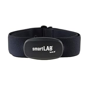smartLAB hrm W hartslagmeter, ECG-nauwkeurige hartslagband met borstband met bluetooth en ANT+, compatibel met Garmin…