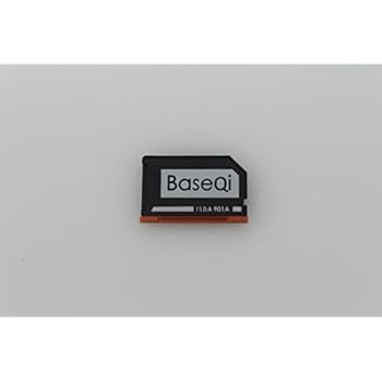 Baseqi Adattatore Micro SD In Alluminio Per Dell XPS 13 - Espansione Memoria A Scomparsa - Non Sporge, Rimozione Facile - 5