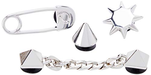 Crocs Metallic Punk 5 Pack Shoe Decoration Charms, Multicolour (-), One Size