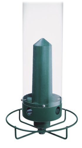 Droll Yankees Yankee Flipper Squirrel-Proof Bird Feeder, 21 Inches, 4 Ports, Forest Green (Renewed)