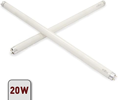 40 Watt Zapper Replacement Bulbs - 2-Pack T8 20 Watt UV Tubes for OUTXPRO 40 Watt Bug Zappers - 15.56 x 1.02 x 1.02 inch (L x W x H)