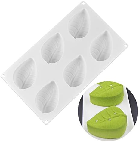 SHEANAON Silicone Mold Pan, 9 Holes Cartoon Leaf Silicone Baking Mold for Kids Party's, Jelly, Biscuits, Chocolate, Candy, Ice Cube, Cheesecake, Muffin, Teacake, DIY Handmade Soap Moulds Tray