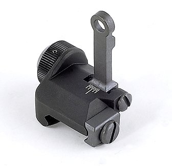 DLP Tactical KAC Style 300m Metal Folding Rear BUIS Iron Sight