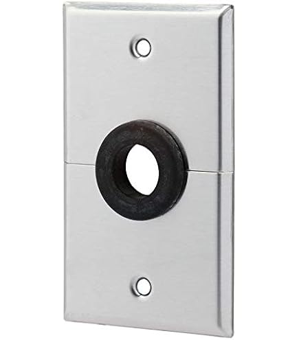 Leviton Telefon/Kabel Wandabdeckung - 1-fach, Standardgröße, Weiß, Einfach Zu Montieren