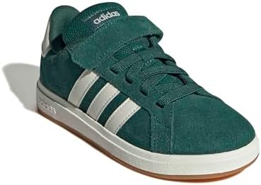Mixte Enfant Grand Court 00S Children Shoes, Collegiate Green/Off White/Gum, 32 EU