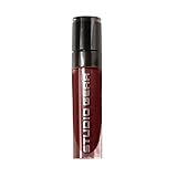Studio Gear Whipped Stain Lip Gloss, Long Wear Formula, Lightweight, Bold, One Coat, Burgundy
