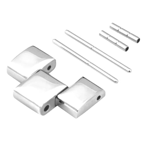 Ewatchparts 18MM WATCH BAND LINK 41MM COMPATIBLE WITH BREITLING A17040 SUPER OCEAN AUTOMATIC WATCH SHINY