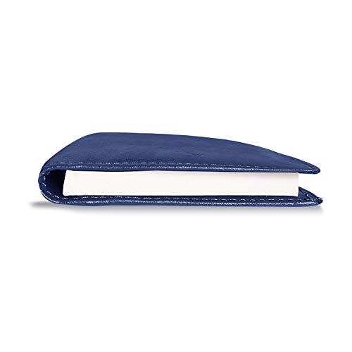 Leather Checkbook Cover Holder with Free Divider-Right and Left Handed Design Checkbook Cover Case for Men&Women