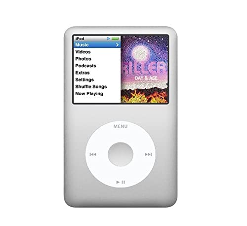 PARTY HEADPHONES Original AppleiPod Compatible for Mp3 Mp4 Player - Apple iPod Classic 7th Generation 256GB Silver (Renewed)
