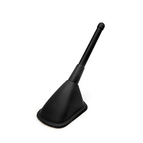 uxcell a17052500ux0205 Black Self Adhesive Base Car Plastic Exterior Roof Decorative Aerial Antenna
