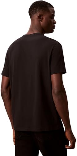 Herren T-Shirt Kurzarm mit Rundhalsausschnitt, Schwarz (Black), XL