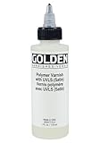 Golden Polymer Varnish W/UVLS, 4 Oz, Satin