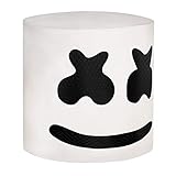 Music Festival Helmets, Latex Full Head Masks Halloween Party Props Costume Masks White