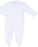 Kissy Kissy Unisex Baby Footie (Baby) - White