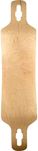 Blank Skateboards Double Drop Natural Longboard Skateboard Deck - 9.25" x 38.5"