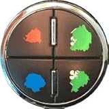 AC Button Repair Decals For Chevy Tahoe, Suburban, Avalanche, Silverado GMC Yukon, Denali, Acadia, Sierra, Buick Enclave - Easily Fix Your Ugly Faded A/C Controls With These Vinyl Overlays Fast Ship