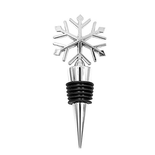 Clearance Sale!UMFun Snowflake Wine Bottle Plug Drink Bottle Stopper Reusable Wine Saver Cover 300A