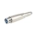 CableCreation XLR 3 Pin Female to 1/4" 6.35mm Female Socket Audio Adapter, Silver
