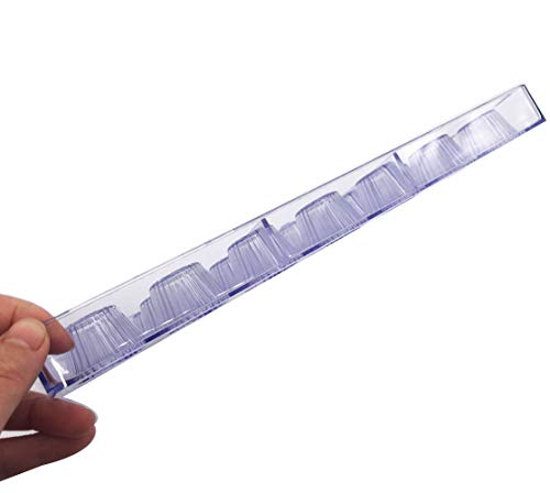 Candy Making Mold, Diamond Clear Polycarbonate Chocolate Mold Jelly Candy Making Mold 21-Piece Tray (Cup)