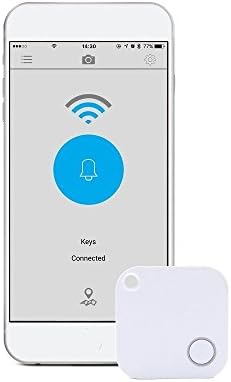 Key Finder, Wristel Wireless Bluetooth Locator Devices with APP for Smart Android Phone and Iphone, Anti Lost Pet Finder, Pet Dog Wallet Keys Finder Tracker (white)
